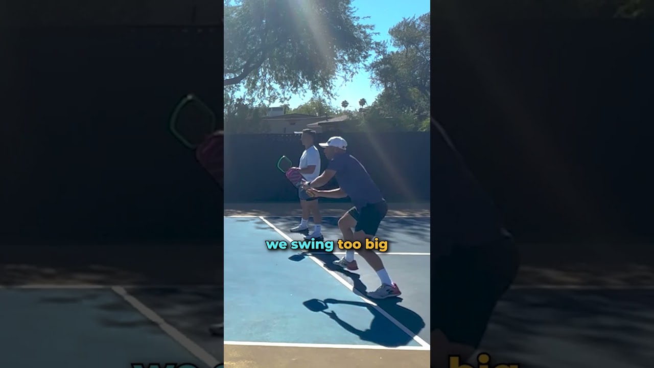 There’s a good chance, you try to hit the ball too hard, too often. Try this instead #pickleball