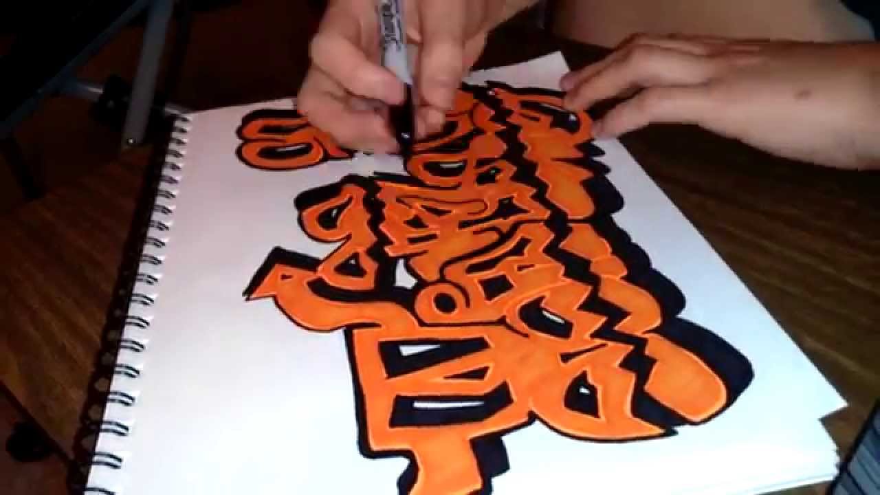 drawing-the-name-anthony-in-graffiti-youtube