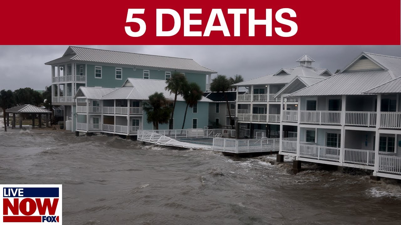 Debby's wrath leaves at least 5 dead as the tropical storm continues| LiveNOW from FOX