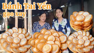Có gạo cứ xay làm ngay Bánh Tai Yến thơm ngon giòn rộp rộp để lâu không bị cứng