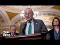 WATCH LIVE: Democrats Schumer and Merkley discuss GOP budget efforts after House vote