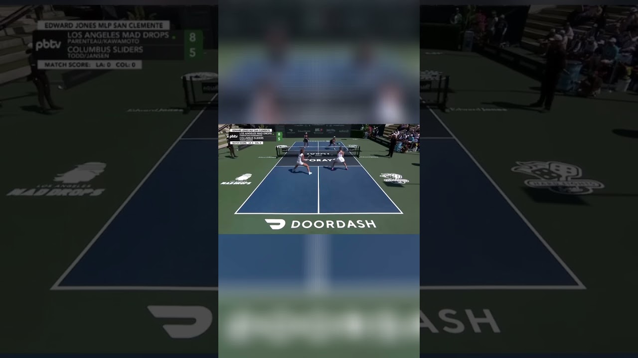 Absolutely lethal backhands by Parris Todd 😮‍💨 🎥: @MajorLeaguePickleball #shorts #franklin