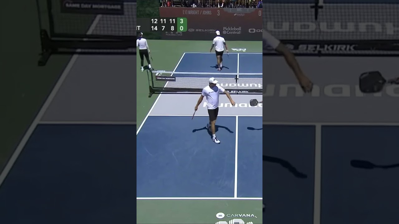 Wright/Johns vs Bright/Ignatowich - Selkirk Red Rock Open (12) #shorts #pickleball