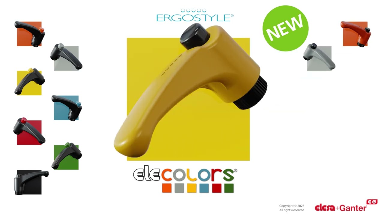 ERX. Mânere ajustabile în culorile ELECOLORS® video