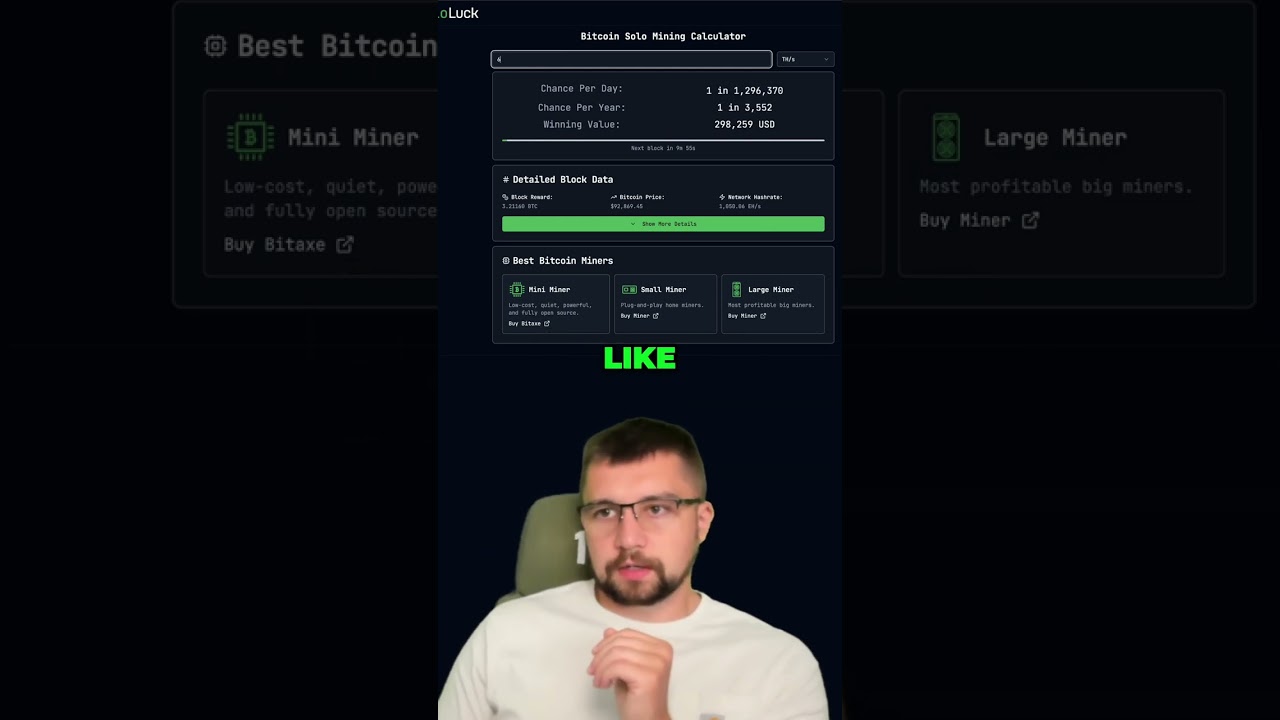 Unlock Big Bitcoin Mining Wins: See Your Chances Now! shorts