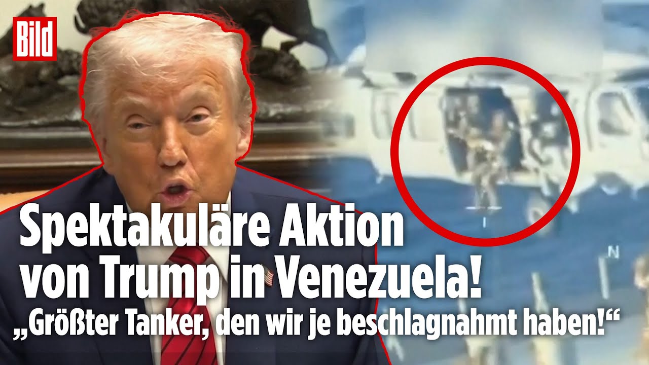 US-EINSATZ IN VENEZUELA: Soldaten stürmen Öltanker – Donald Trump spricht von großem Erfolg!