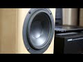 Tannoy Fusion 1 speakers + Yamaha A-S500 amplifier + sound test
