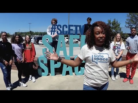 screenshot of youtube video titled SCETV Safe Space with Hartsville Middle School