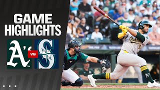 A's vs. Mariners Game Highlights (5/11/24) | MLB Highlights