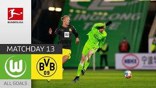 Record Game! | VfL Wolfsburg — Borussia Dortmund 1-3 | All Goals | Matchday 13 – Bundesliga 2021/22