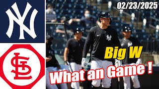 New York Yankees vs St. Louis Cardinals FULL GAME Highlights (02/26/2025) | MLB Highlights 2025