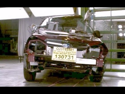 Видео краш-теста Subaru Forester с 2008 года