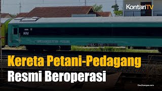 Kereta Petani-Pedagang Resmi Beroperasi, Tarif Rp 3.000