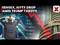 U.S 50% Tariffs Hit India: Sensex, Nifty Drop Sharply Amid $60B Export Risk | Stock Market | NewsX