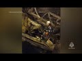 Russia emergency workers clear rubble after Moscow concert hall attack  - 00:29 min - News - Video