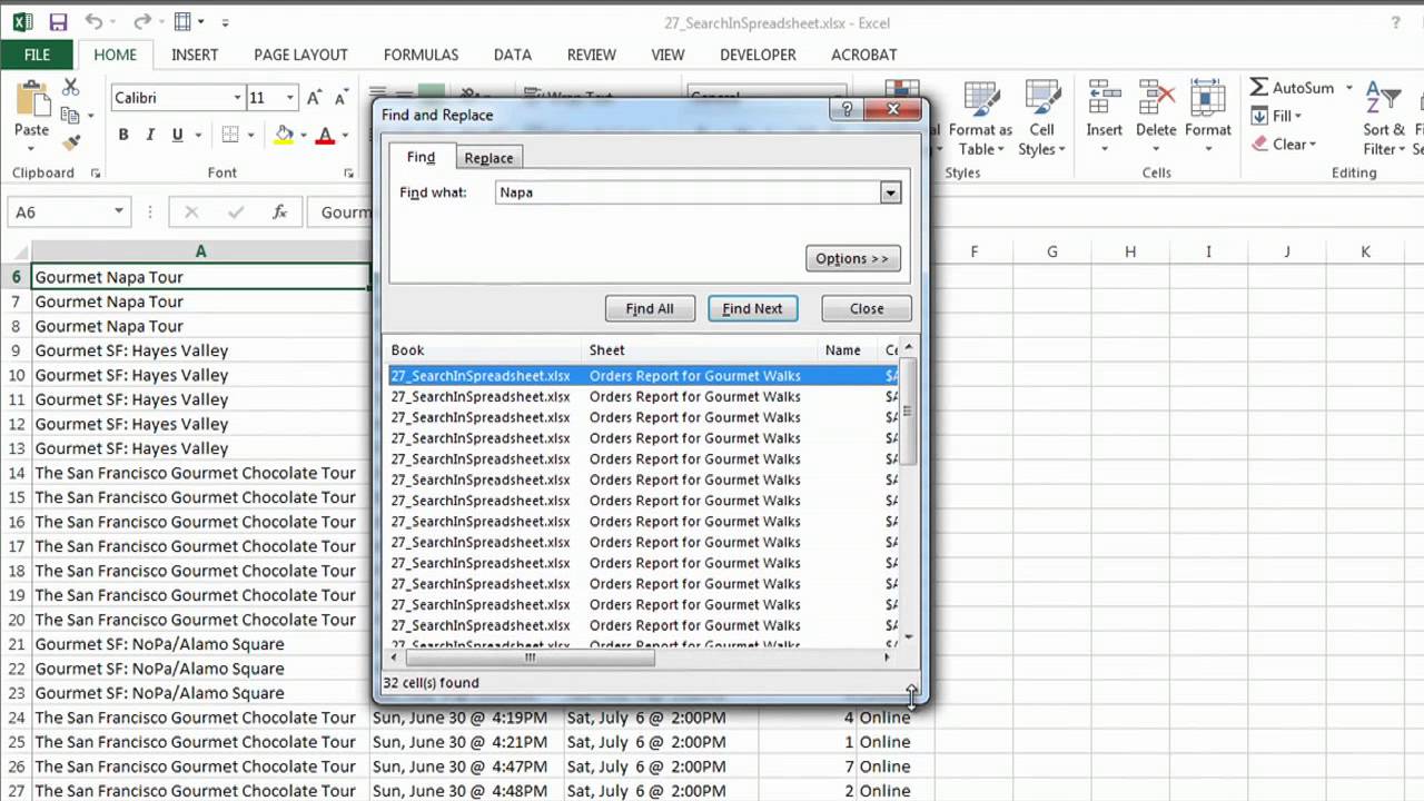 how-to-do-a-search-on-an-excel-spreadsheet-microsoft-excel-help-youtube