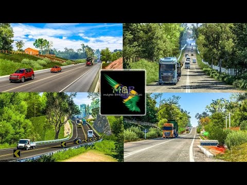 New Mapa Brasil Paradise For ETS2 1.52 and 1.53