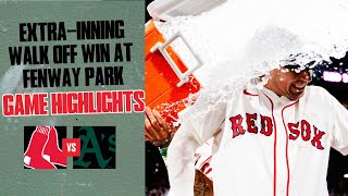 FULL HIGHLIGHTS: Red Sox-A's Goes to Extras at Fenway (9/17/25)
