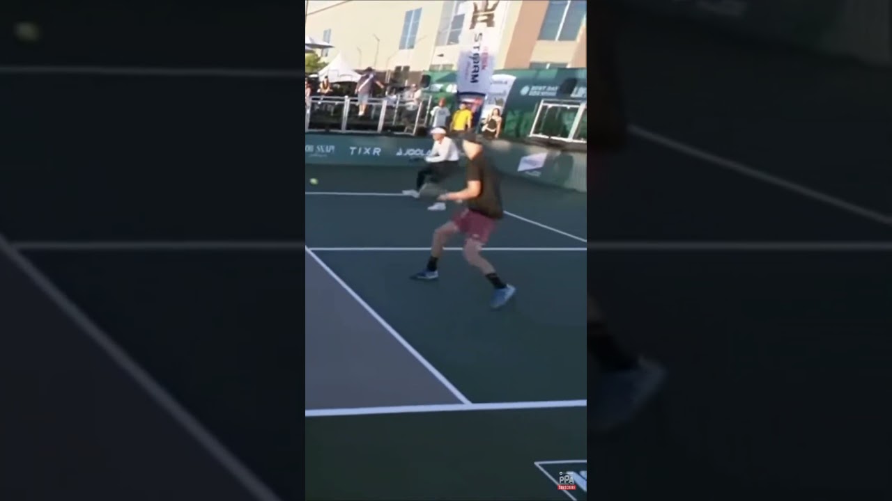 Bright/Ignatowich v Newman/Wright at the Veolia Sacramento (6) #shorts #pickleball