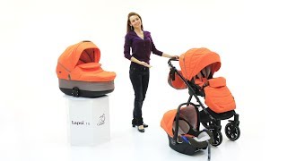 Обзор коляски Коляска 3 в 1 Noordi Sole Sport Видеоинструкции.