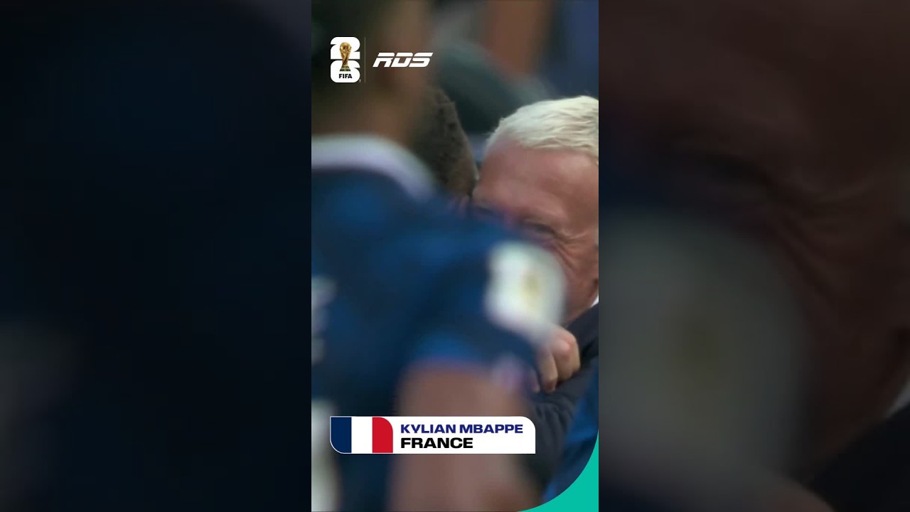 Kylian Mbappé ouvre la marque avec un jeu sublime! 🤯#fifaworldcuponyt