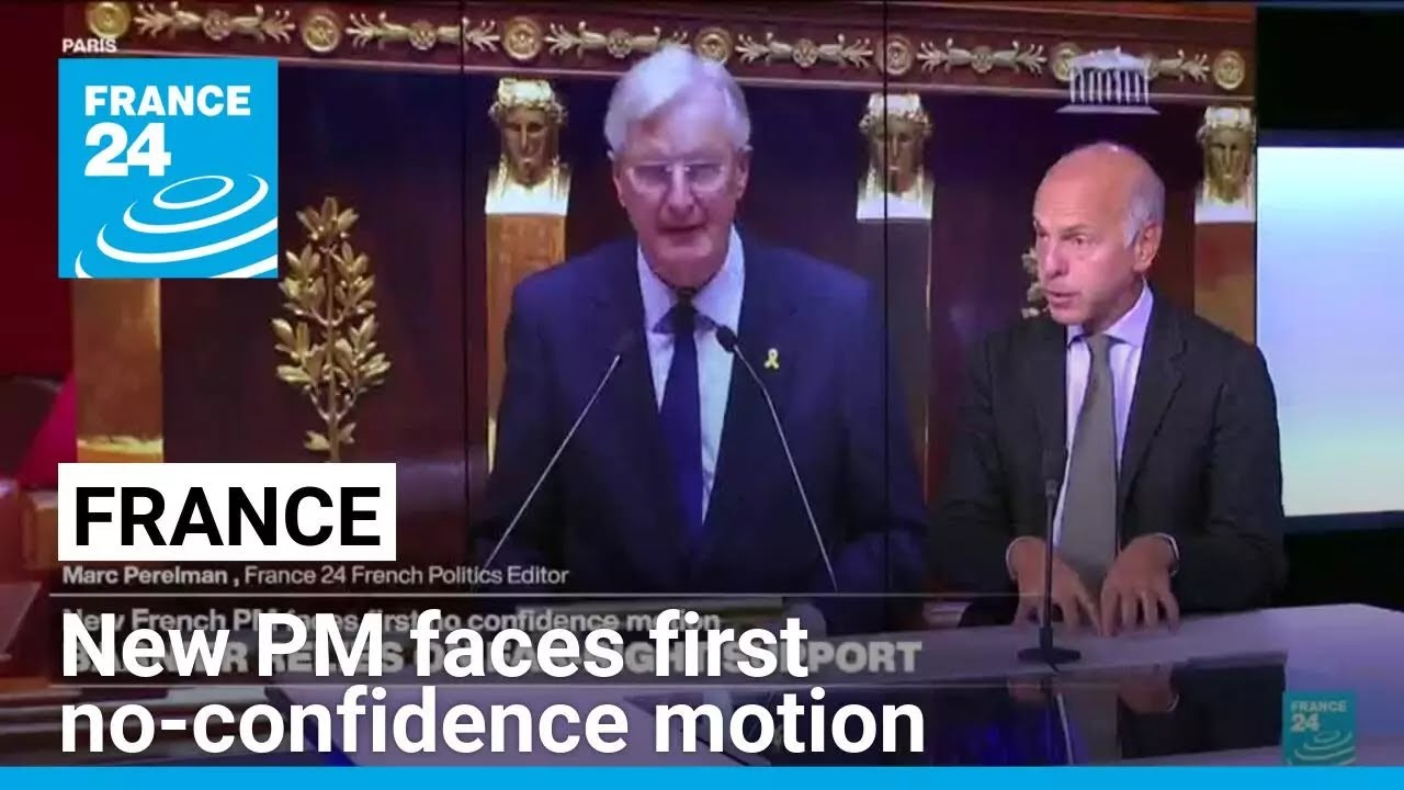 New French PM faces first no-confidence motion • FRANCE 24 English