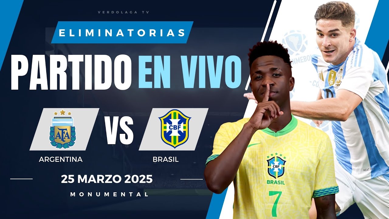 🔴 Argentina vs Brasil EN VIVO / Eliminatorias