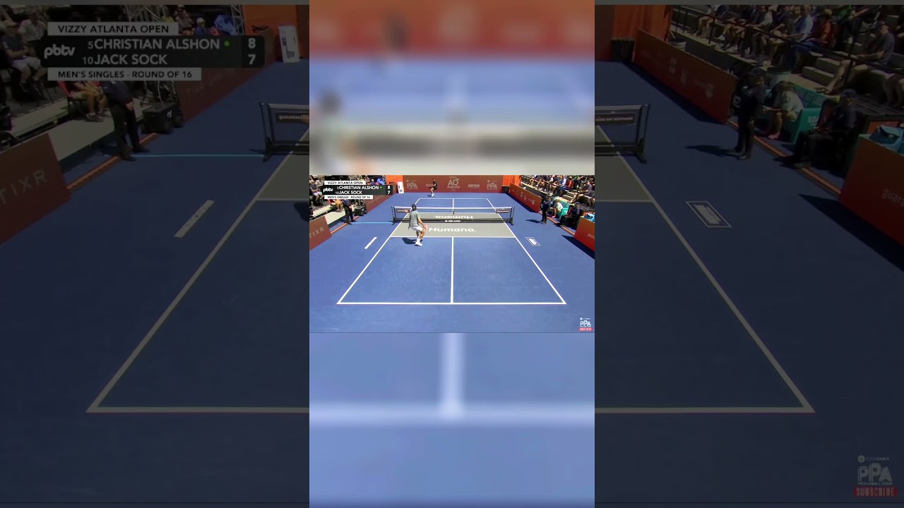 Jack Sock's cross court overhead 💥