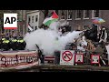 Police break up pro-Palestinian student protest in Amsterdam, make arrests