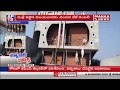 House successfully lifted  to 5' height  at Anantapur