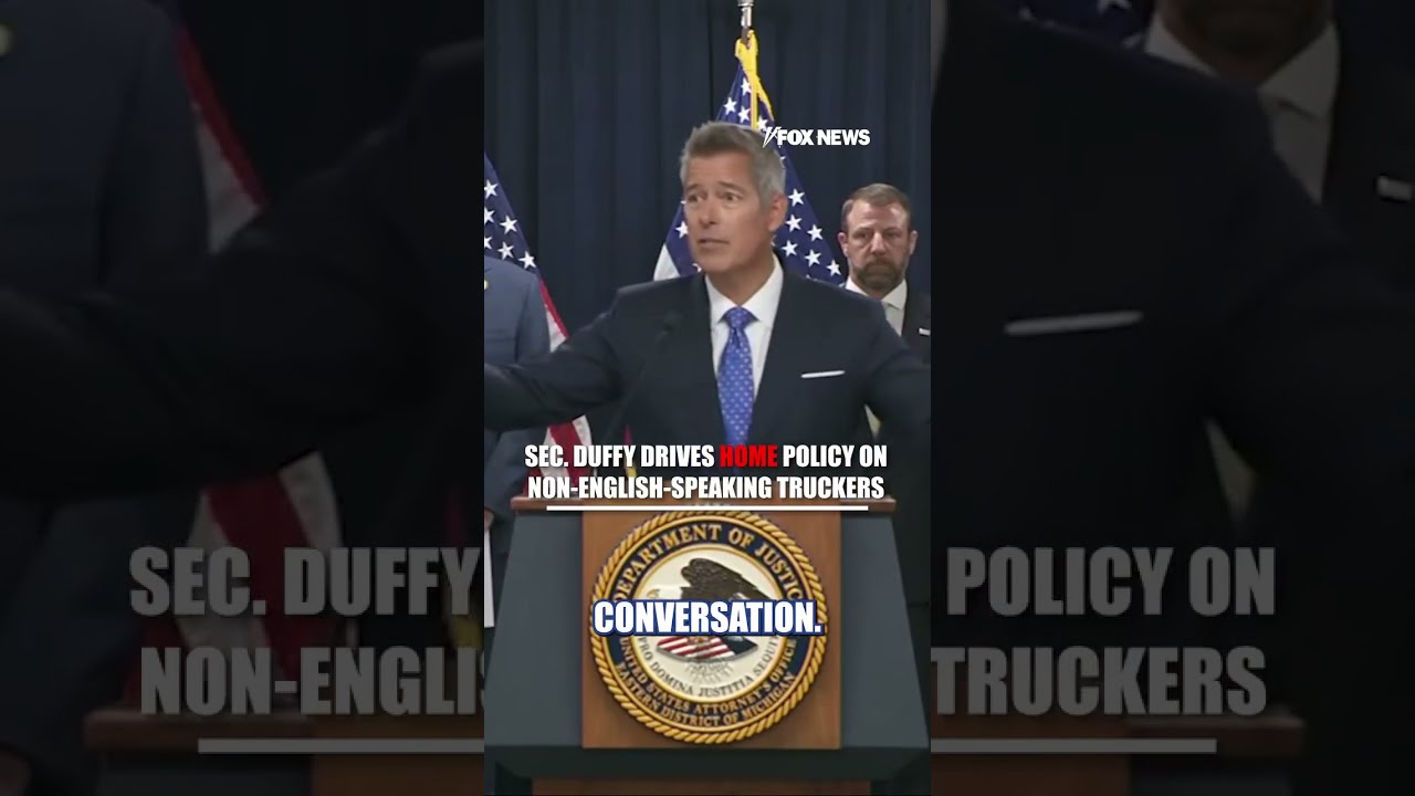Secretary Duffy drives illegal immigration debate home #shorts #breaking #fox