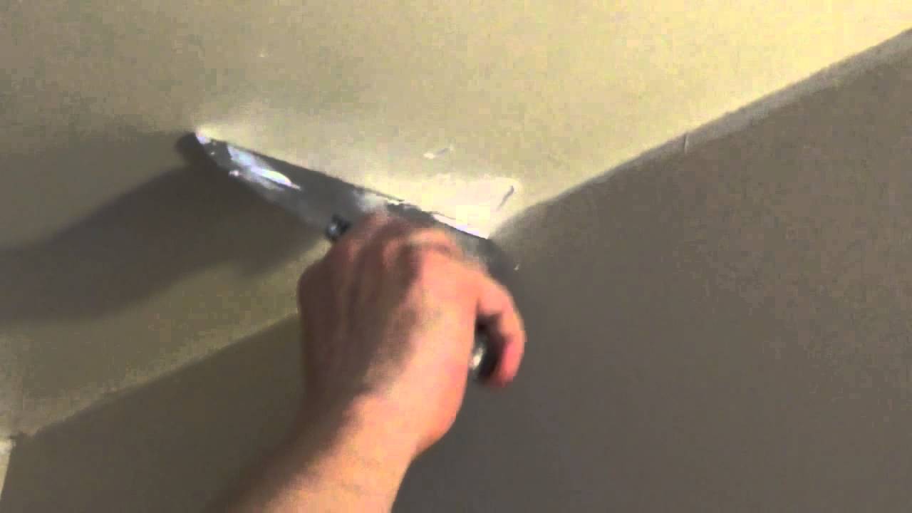 How to Patch a Hole in The Ceiling Fix It Small Hole in