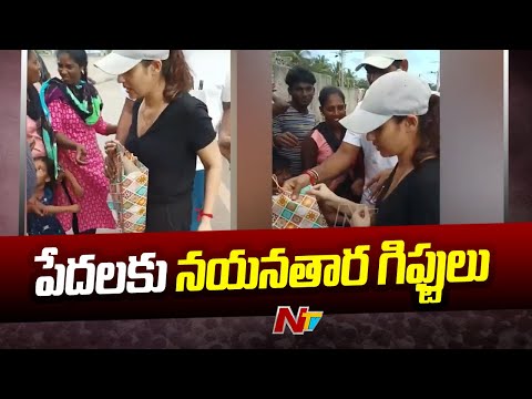 Nayanathara, Vignesh distributes gifts to poor people