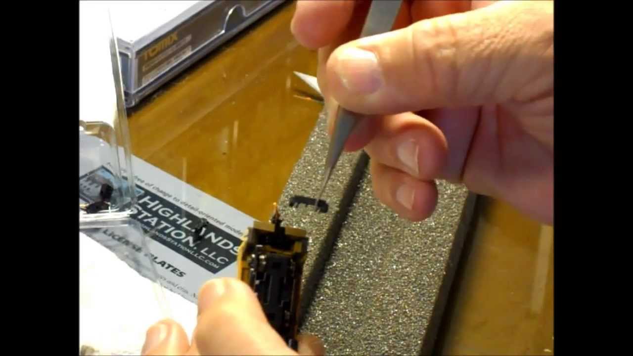 How To Install Micro-Trains 2004-1 N Scale Couplers on a Kato NW2 by ...