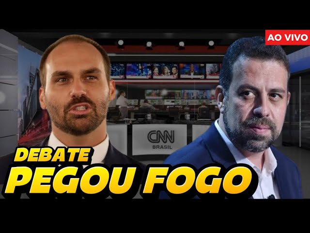 🔥AGORA: Eduardo Bolsonaro e Boulos debatem o apoio de TRUMP a BOLSONARO