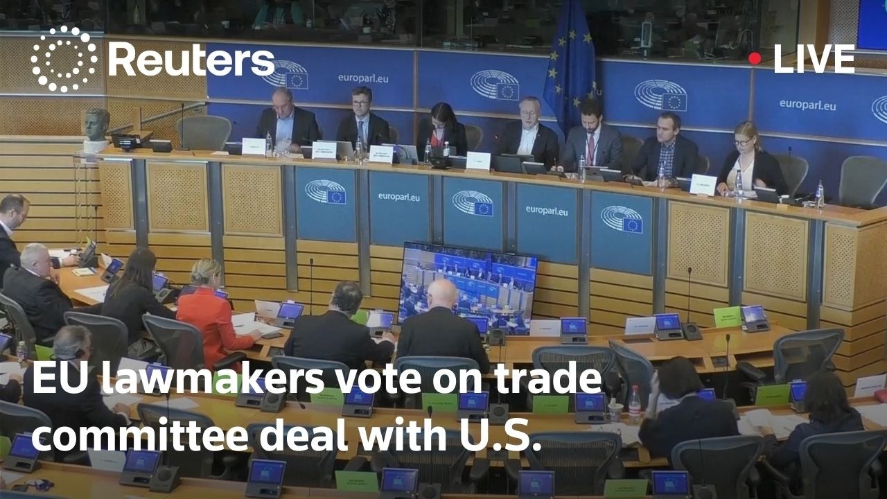 LIVE: EU lawmakers vote on trade committee deal with U.S.