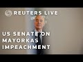 LIVE: US Senate expected to swiftly end impeachment of Homeland Secretary Alejandro Mayorkas