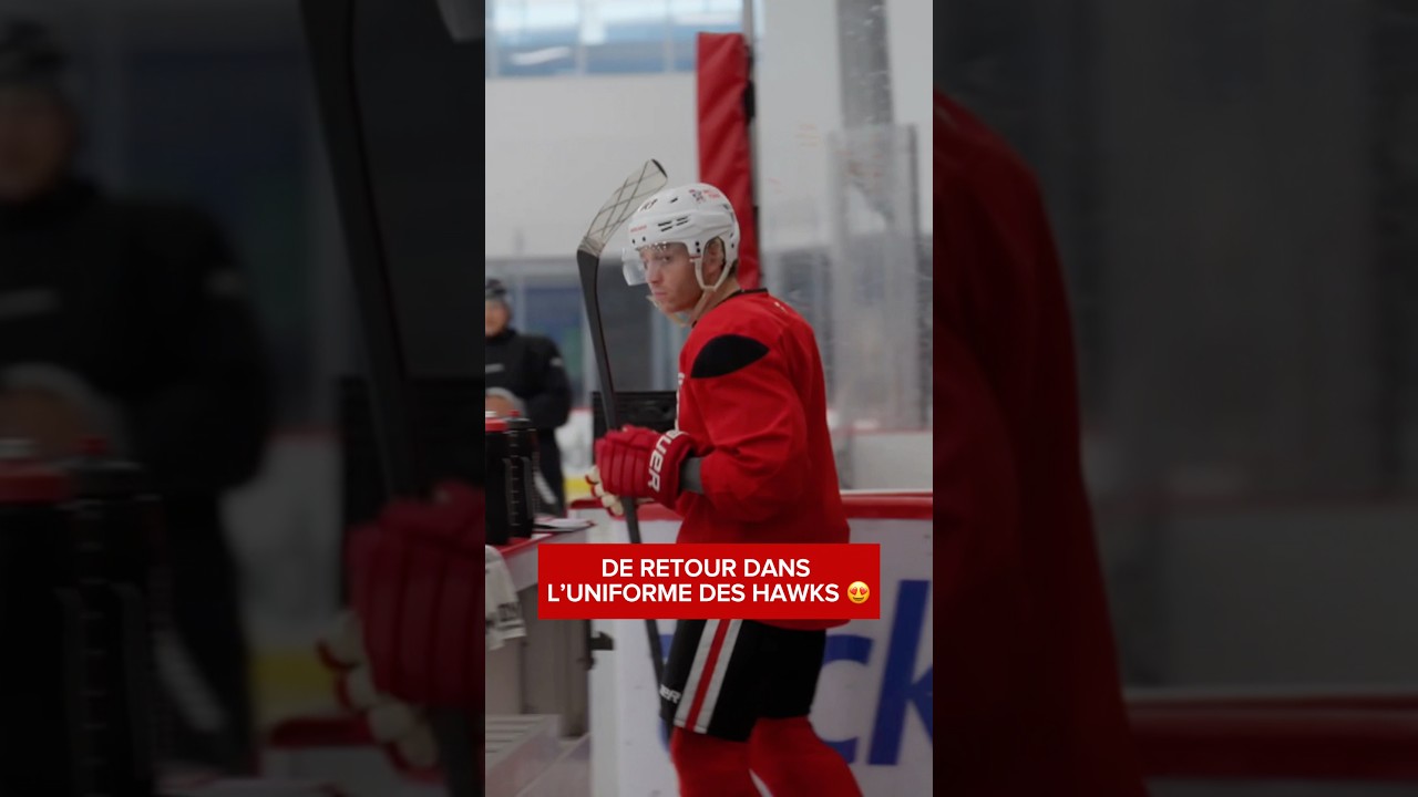 Ça fait du bien de revoir Patrick Kane dans les couleurs des Blackhawks! 😍(📹: NHLBlackhawks)