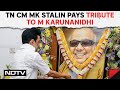 M Karunanidhi Anniversary | Tamil Nadu Chief Minister Mk Stalin Pays Tribute To M Karunanidhi