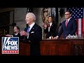 Democrats chant ‘four more years’ during the end of Biden’s address