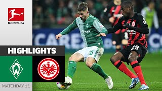 Frankfurt’s Comeback! | Bremen — Eintracht Frankfurt 2-2 | Highlights | Matchday 11 – Bundesliga
