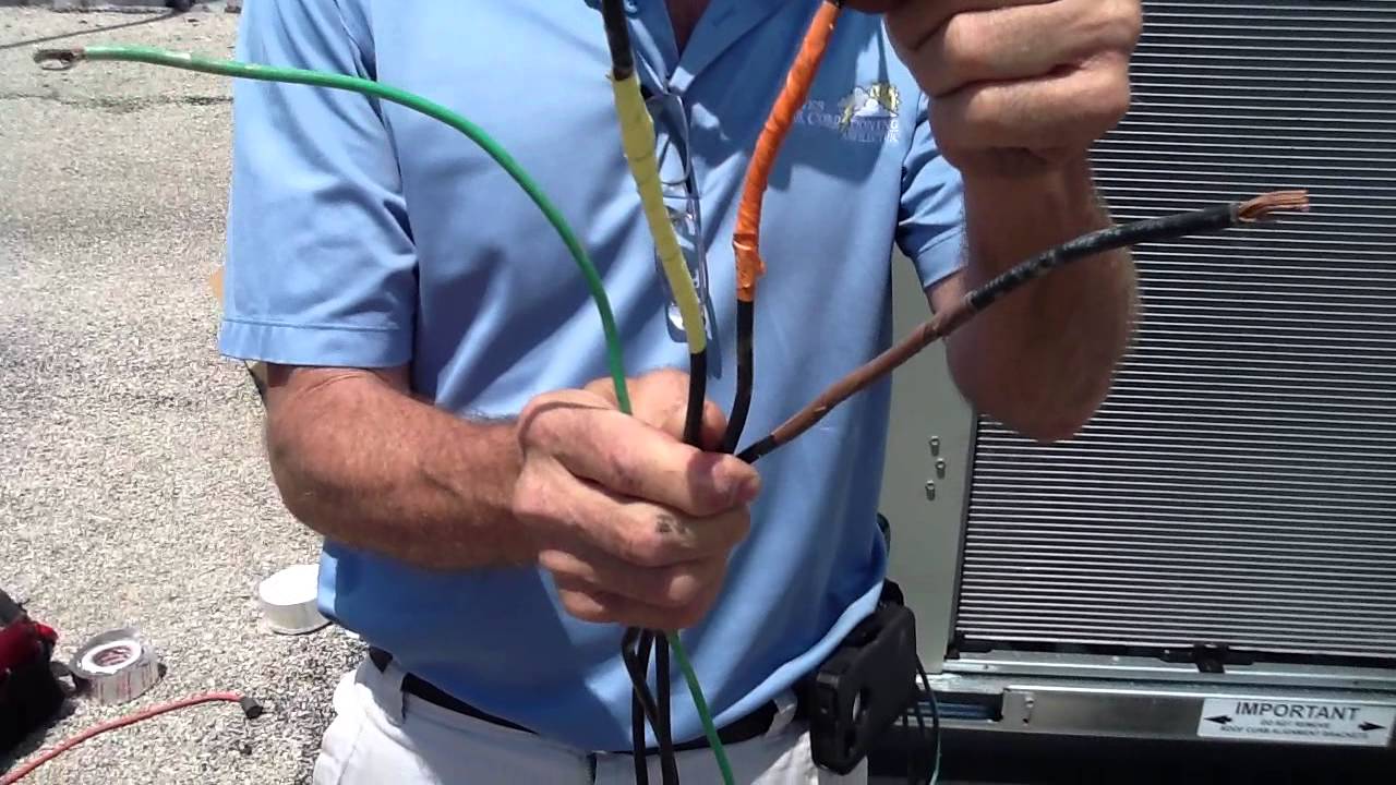 How to Hookup 460 / 3 Phase Power (Air Conditioning) - YouTube 480v single phase transformer wiring 