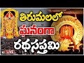 LIVE : Ratha Saptami Celebrations at Tirumala | శ్రీవారి ఆలయానికి పోటెత్తిన భక్త జనం | 10TV News
