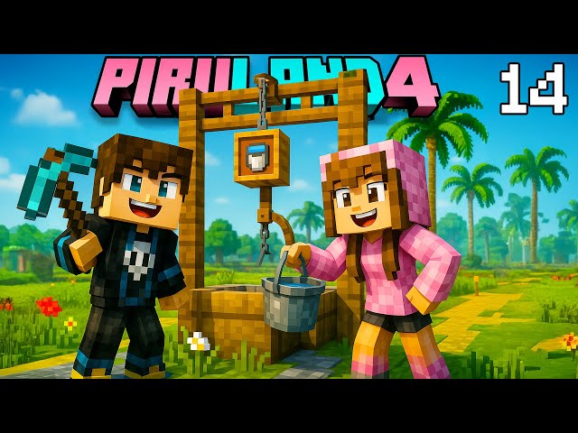 Hacemos el Pozo con Entrada Secreta en Piruland 4 🌴 #14 HarolArtistPlay