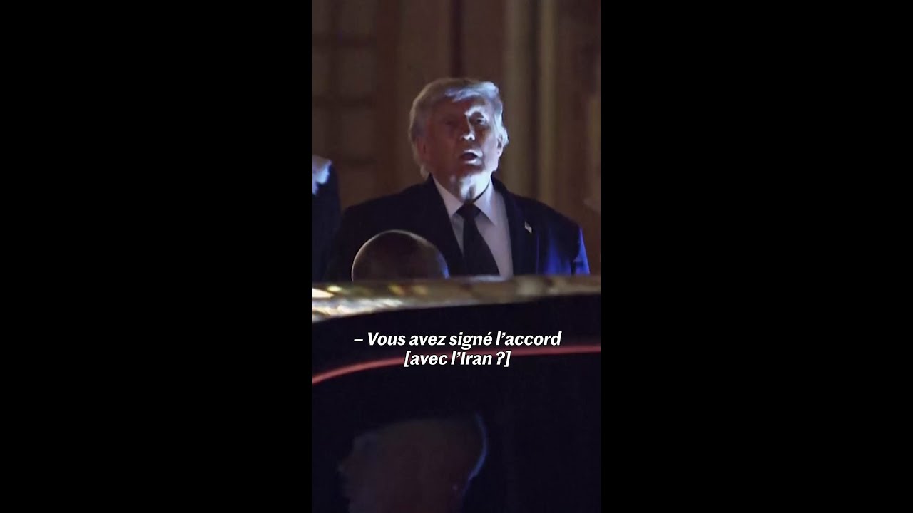Guerre en Iran : quand Donald Trump signe le protocole d'accord depuis Versailles