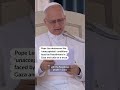 Pope decries unacceptable plight of Palestinians in Gaza  - 00:38 min - News - Video