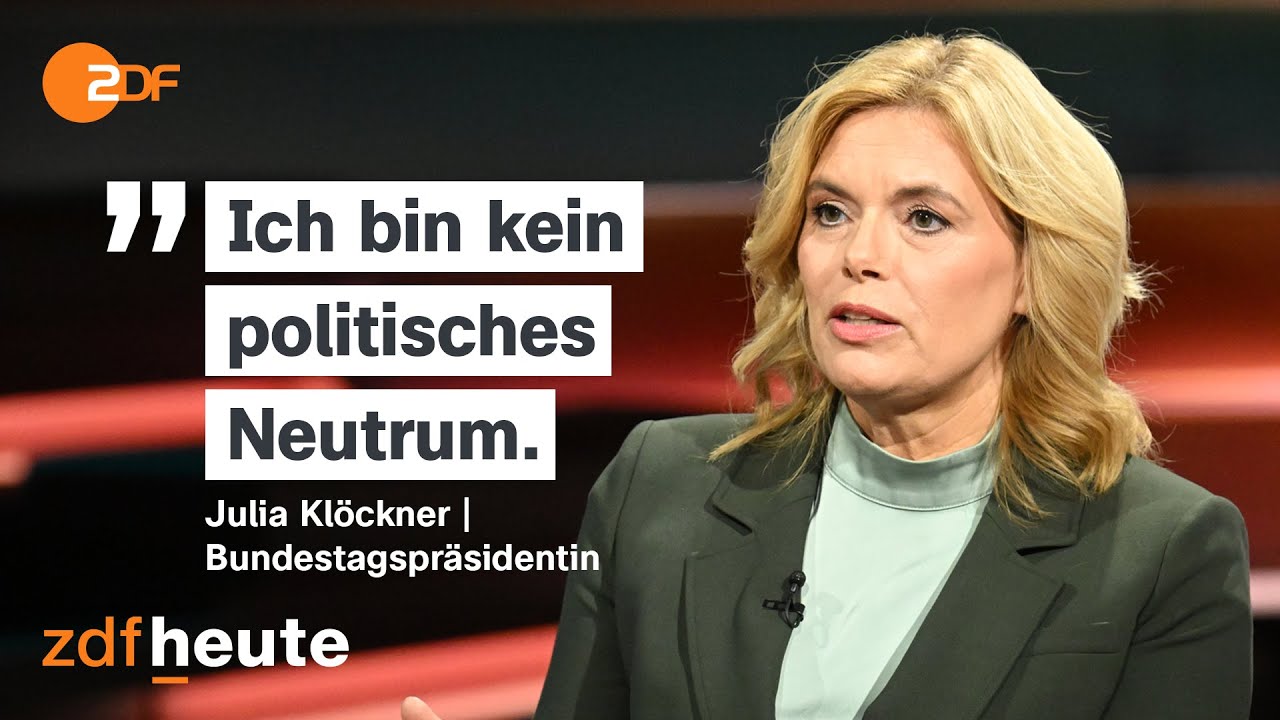 Regenbogenflagge und co.: Klöckner verteidigt ihr Handeln im Bundestag | Markus Lanz vom 22.10. 2025