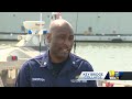Bridge collapse crews work to clear channel, remove wreckage(WBAL) - 02:01 min - News - Video