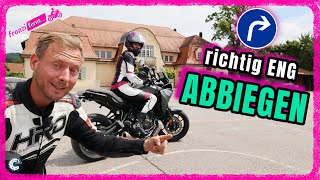 Eng abbiegen mit dem Motorrad – so wird’s endlich entspannt