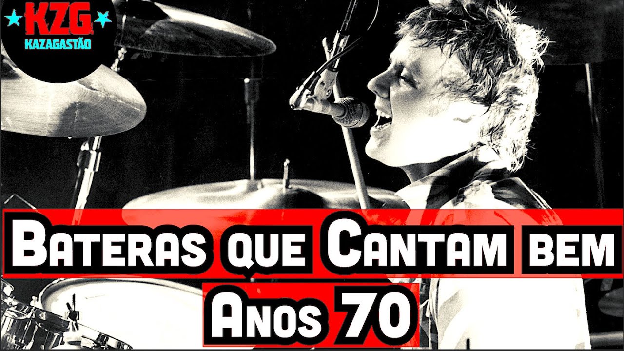 BATERISTAS QUE SABEM CANTAR! (ANOS 70) 🥁 ⭐️